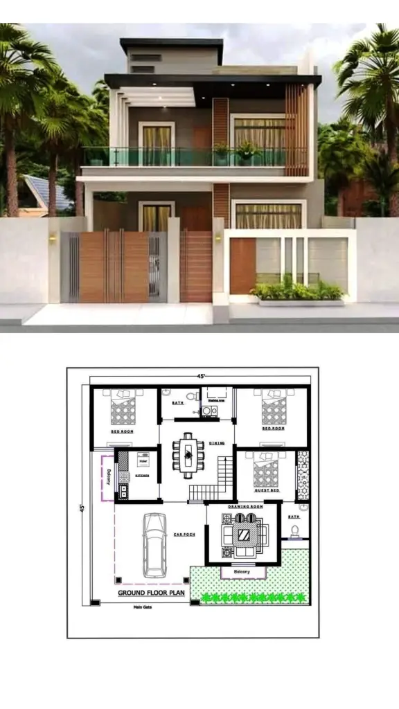 6 Bedrooms House Plan Simple Design - G D Associates