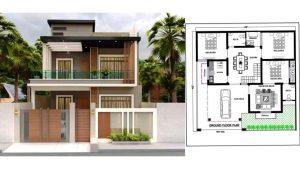 Ghar ka design simple 6 bedroom house G D ASSOCIATES Architectural