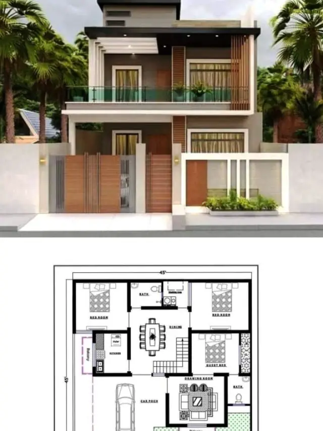 6 bedrooms house plan simple design
