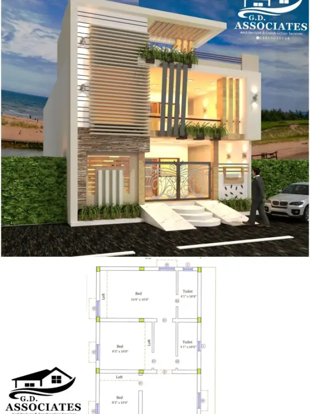 1200 Sqft house design  with 6 bedrooms