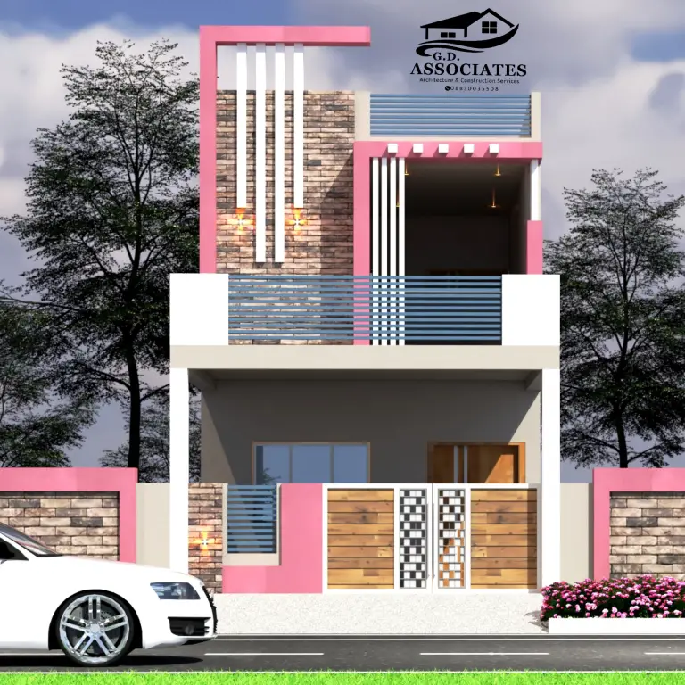 1BHK house plan in 500 sq ft