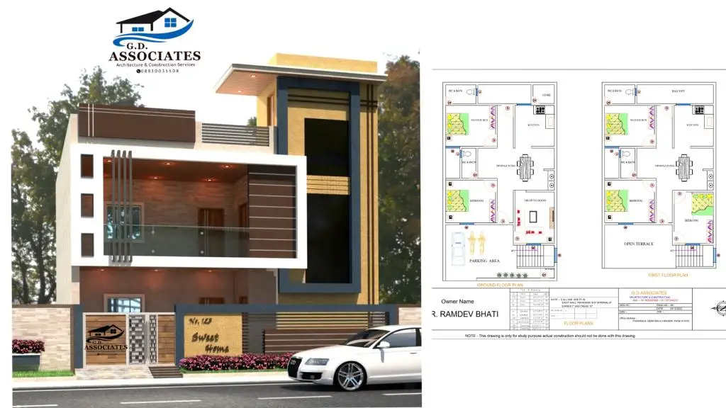 Normal house front elevation designs